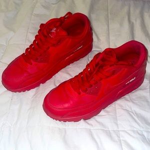 All red Air Max 7Y